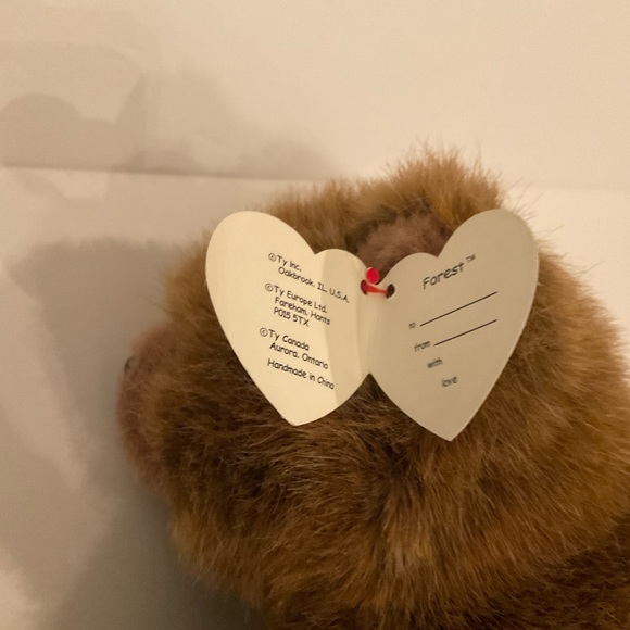 1997 Ty Beanie Buddy Forest errors - Picture 6 of 7